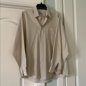 1x  pin stripe button down shirt